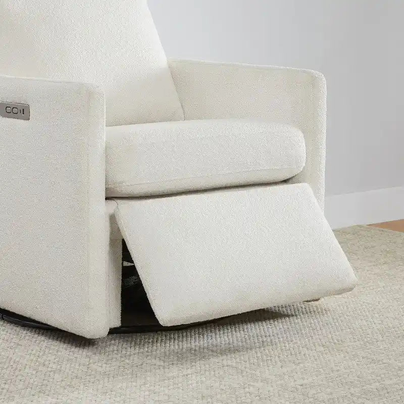 Fauteuil inclinable pivotant électrique avec ports USB et Type-C | Peu encombrant