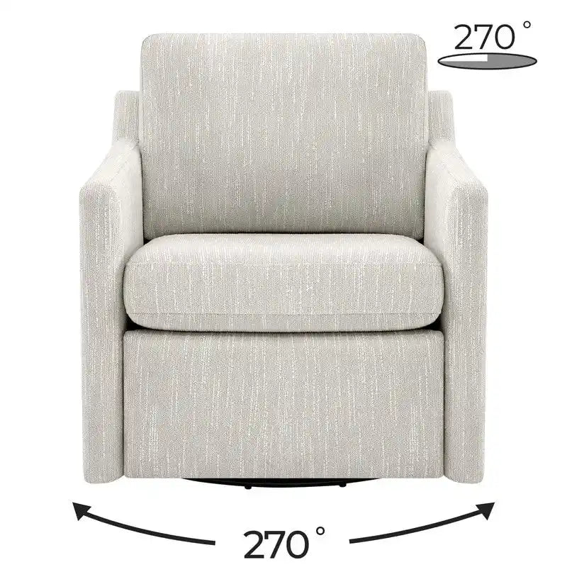 Fauteuil inclinable pivotant électrique avec ports USB et Type-C | Peu encombrant