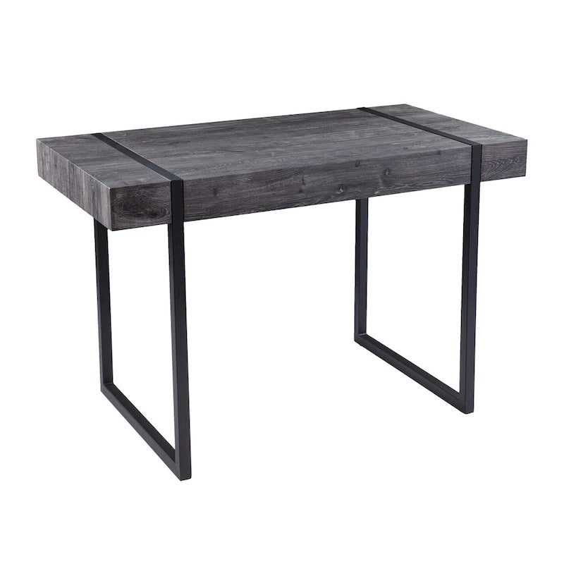 Bureau d'écriture transitionnel en bois noir