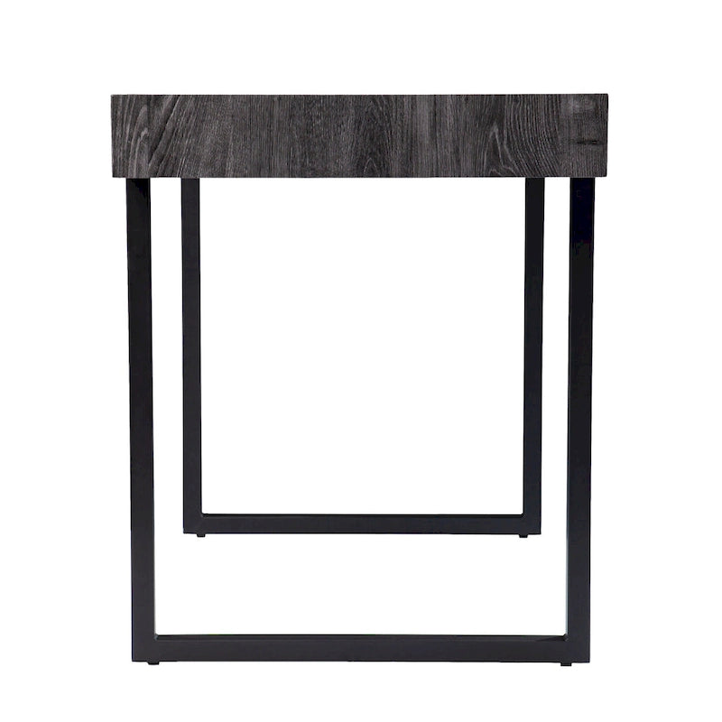 Bureau d'écriture transitionnel en bois noir