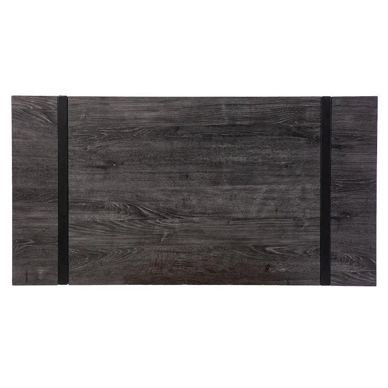 Bureau d'écriture transitionnel en bois noir