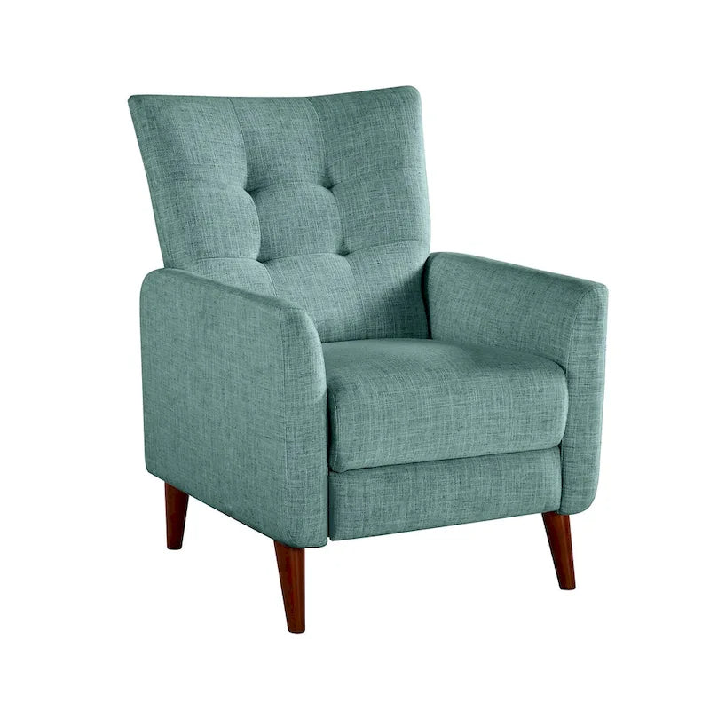 Fauteuil inclinable manuel avec piètement en bois