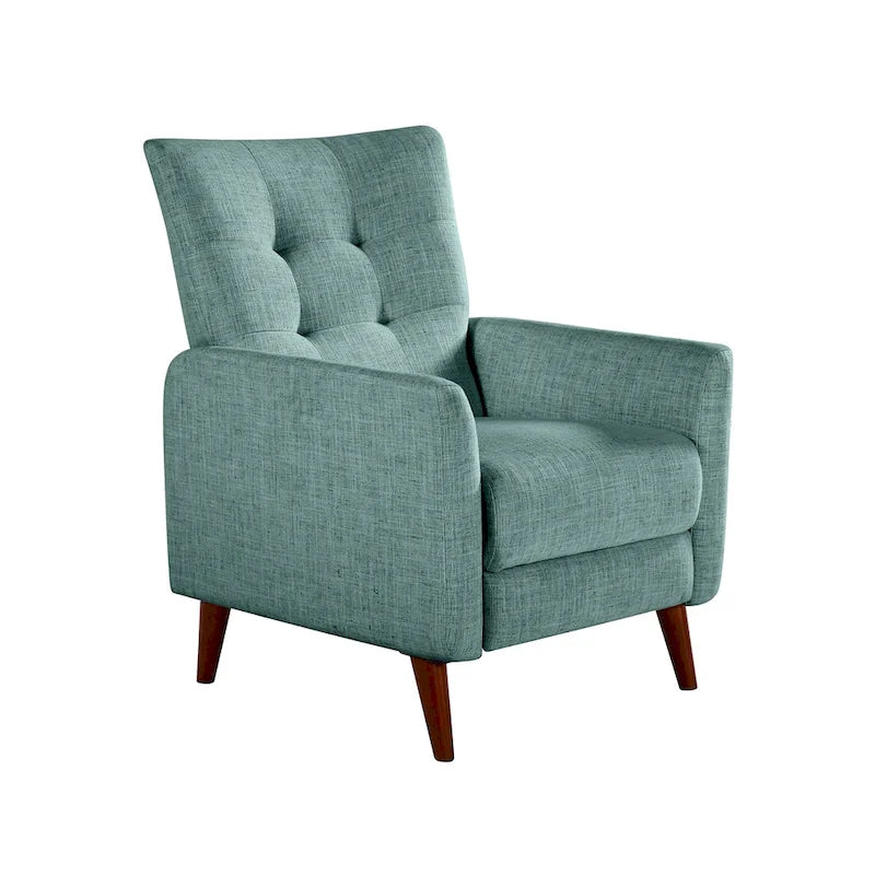 Fauteuil inclinable manuel avec piètement en bois