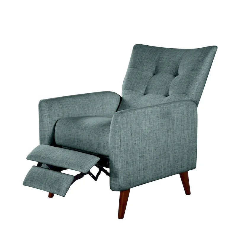 Fauteuil inclinable manuel avec piètement en bois