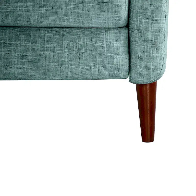 Fauteuil inclinable manuel avec piètement en bois