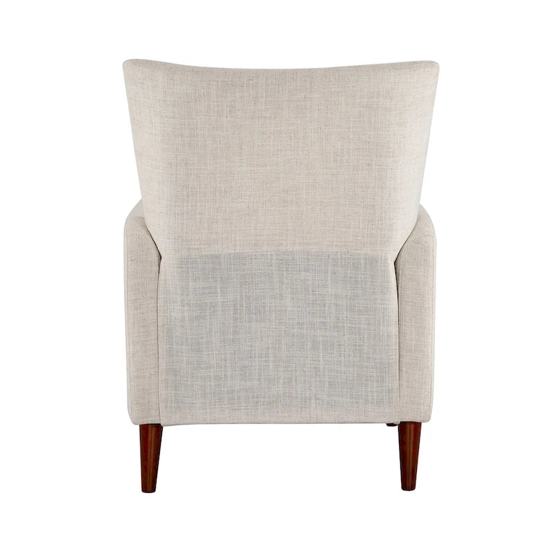 Fauteuil inclinable manuel avec piètement en bois