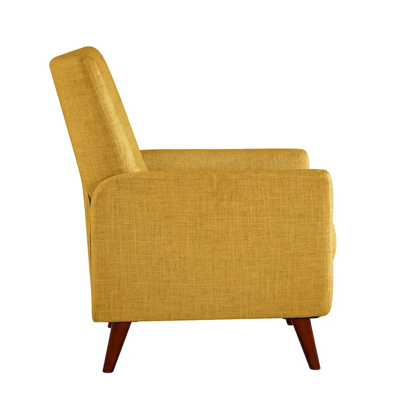 Fauteuil inclinable manuel avec piètement en bois