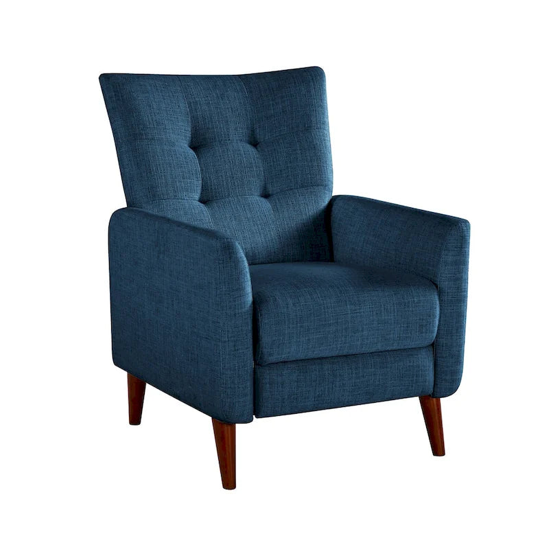 Fauteuil inclinable manuel avec piètement en bois