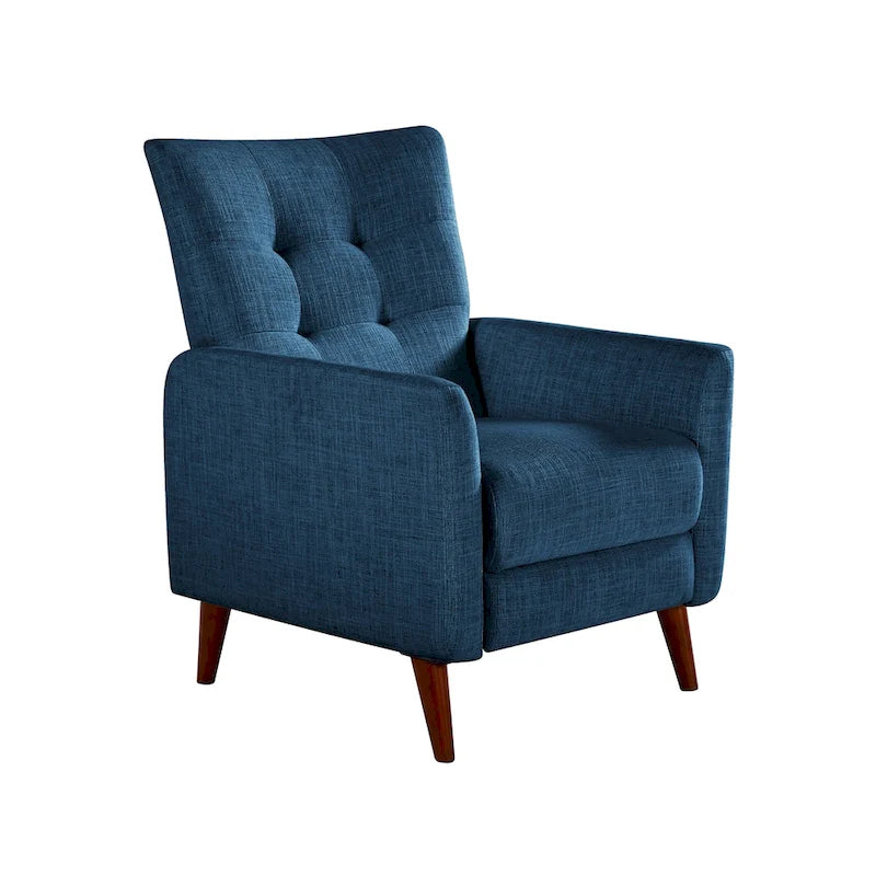 Fauteuil inclinable manuel avec piètement en bois