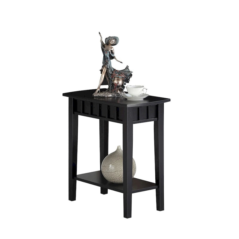 Table d'appoint avec étagère
