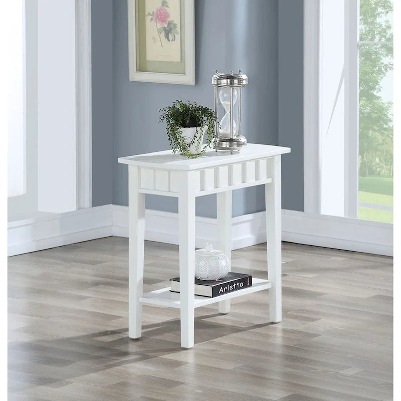 Table d'appoint avec étagère