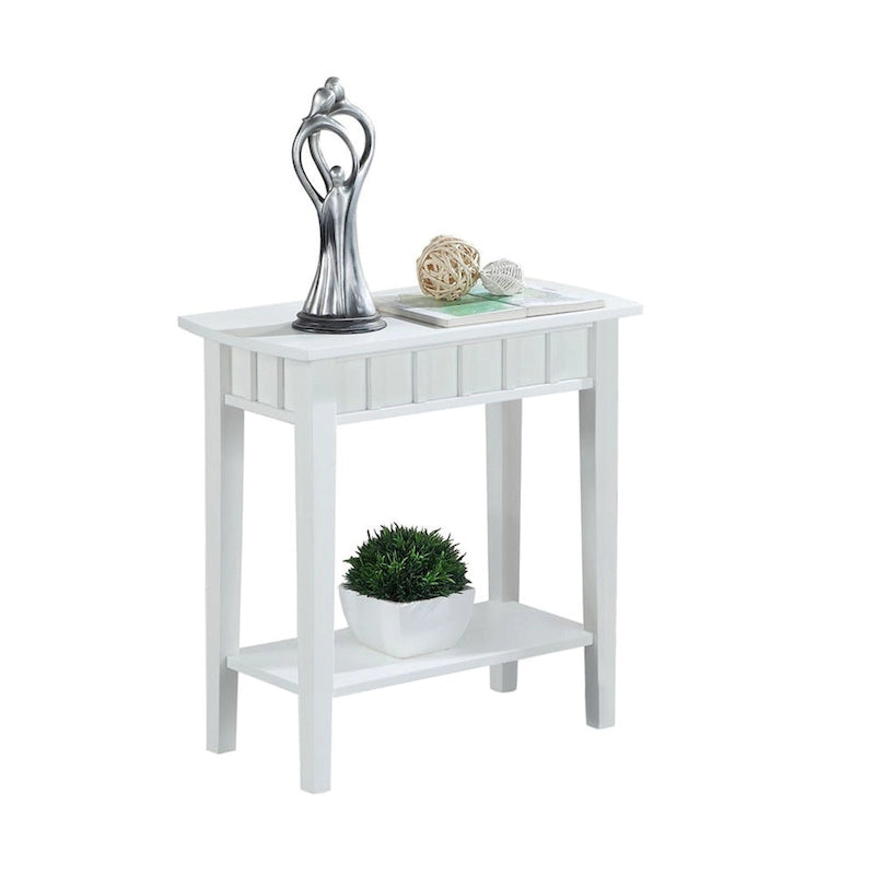 Table d'appoint avec étagère
