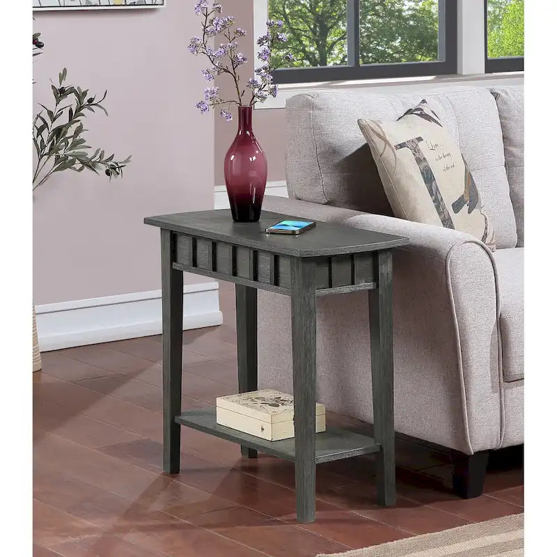 Table d'appoint avec étagère