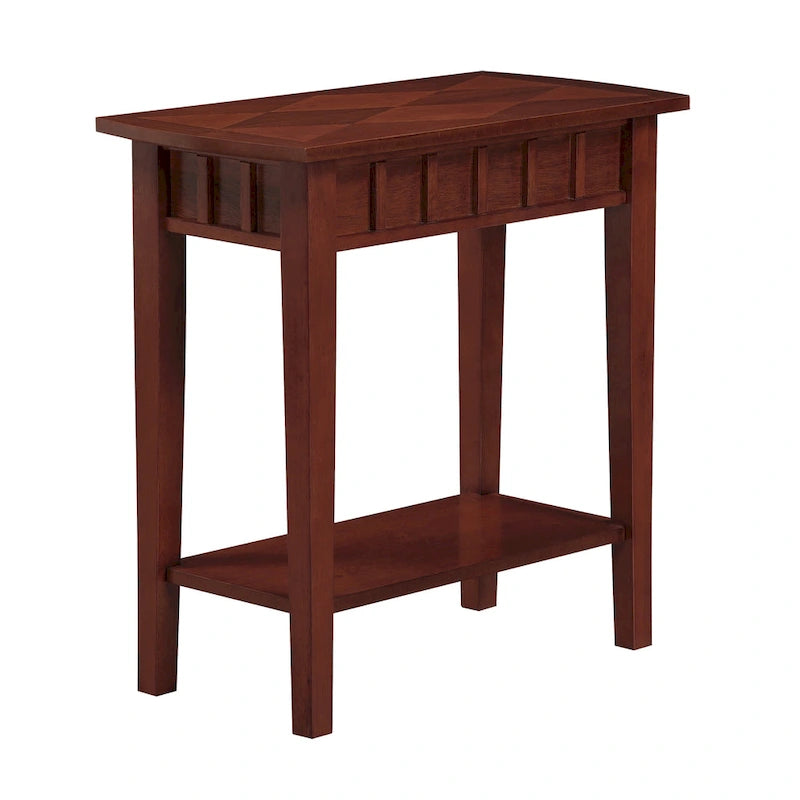 Table d'appoint avec étagère