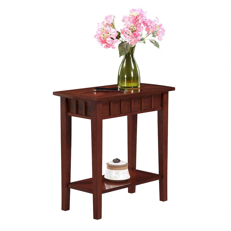 Table d'appoint avec étagère