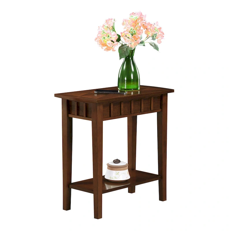 Table d'appoint avec étagère