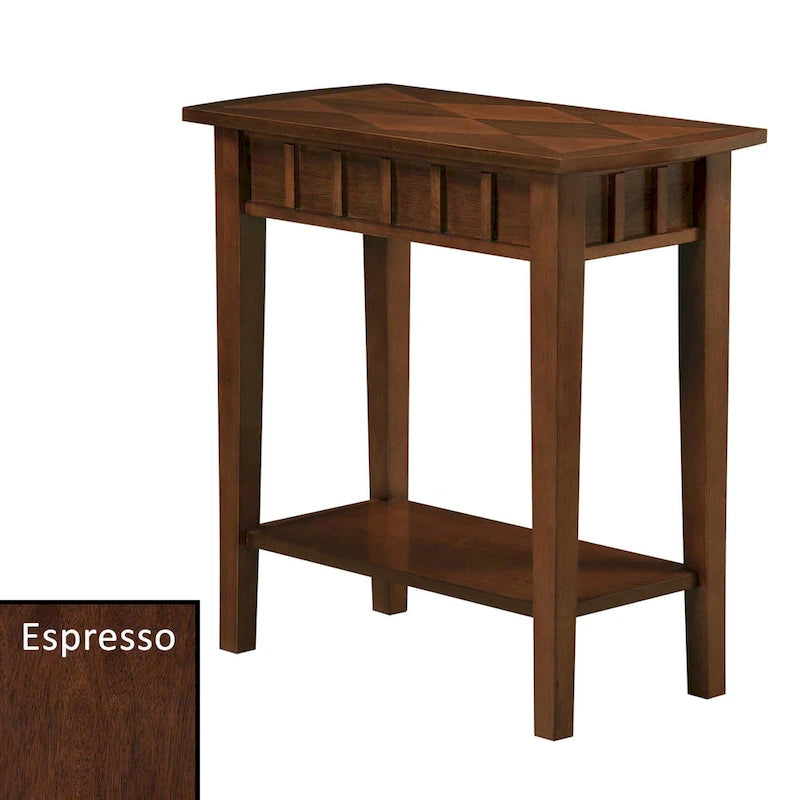 Table d'appoint avec étagère