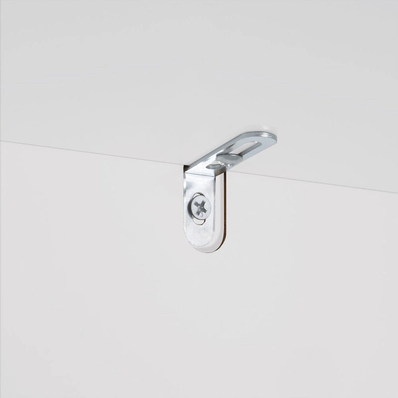 Meuble de rangement deux portes pour salle de bain et buanderie avec tiroir et étagère réglable - Blanc